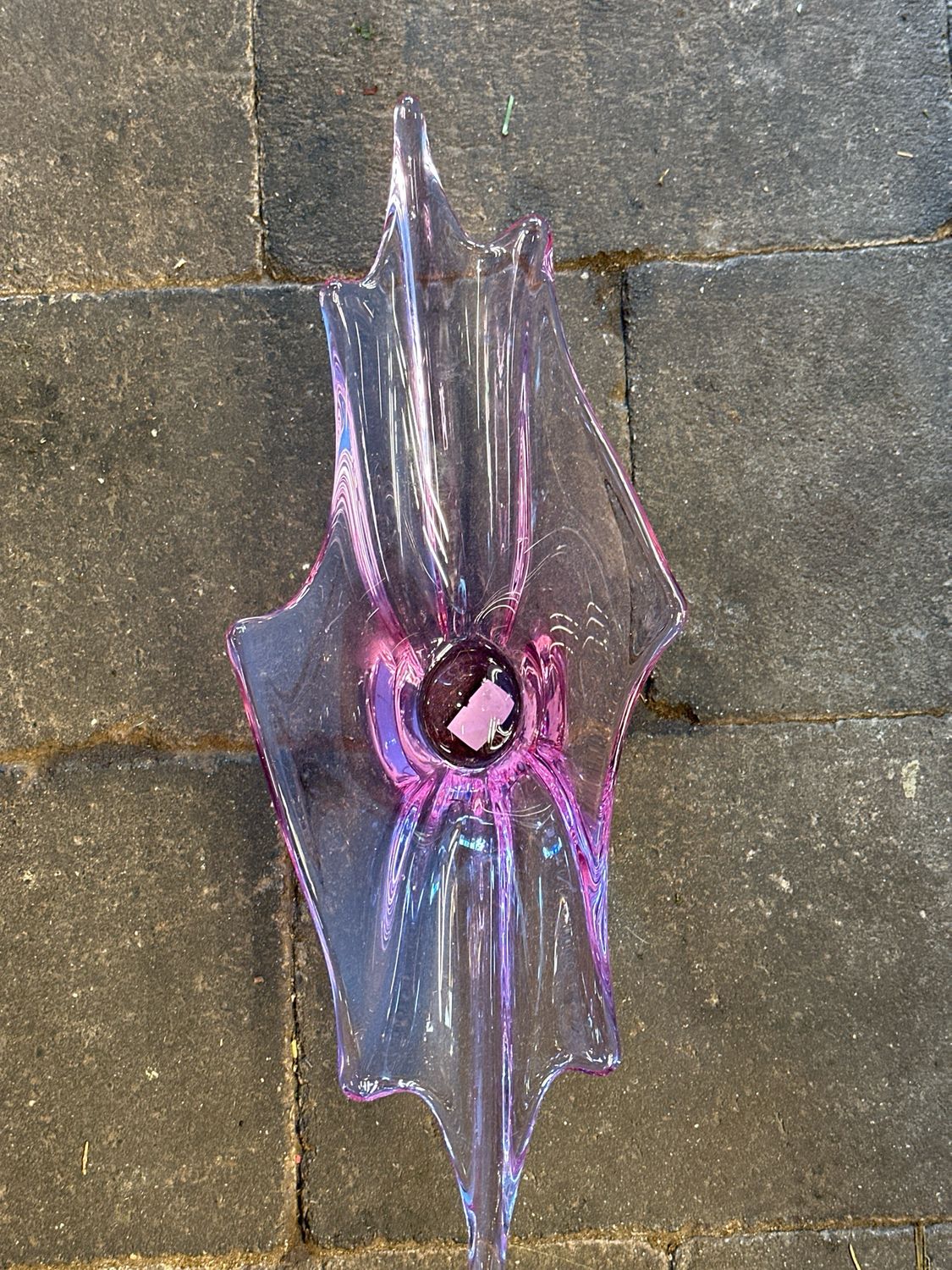 Murano vaas glas / 44 cm lang