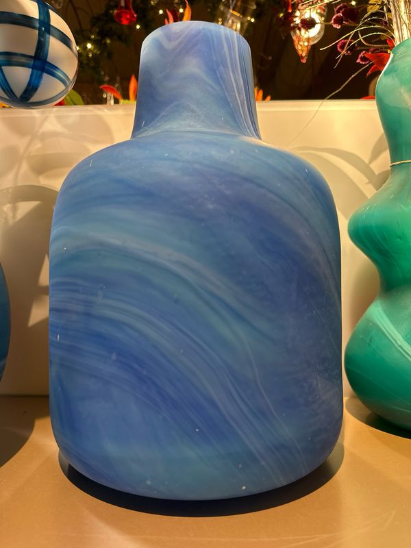 Mondgeblazen Italiaanse vaas exclusief (3) / 35 cm