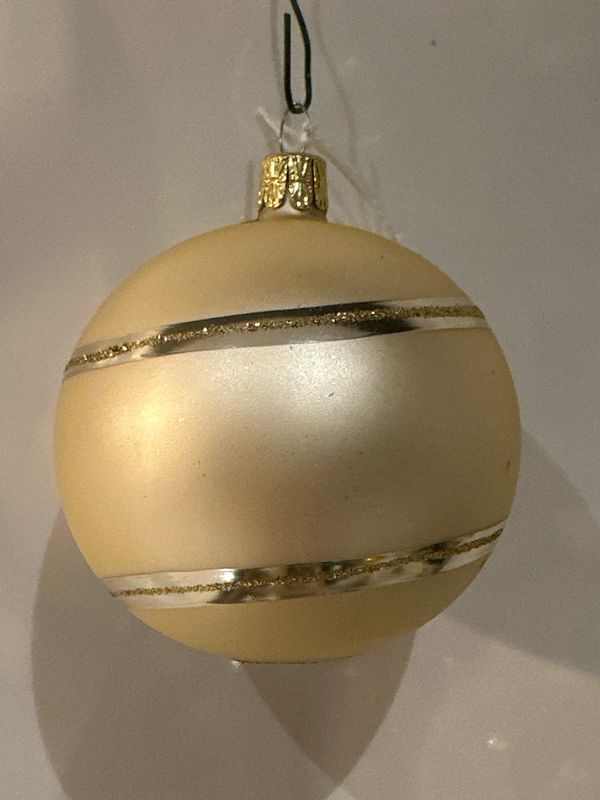 Bal met streep / 8 cm
