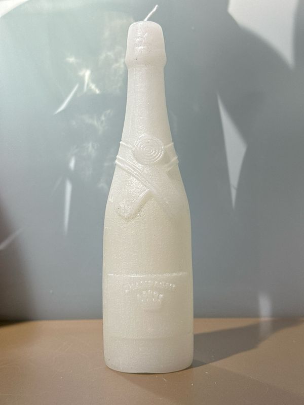 Champagne kaars / 19 cm