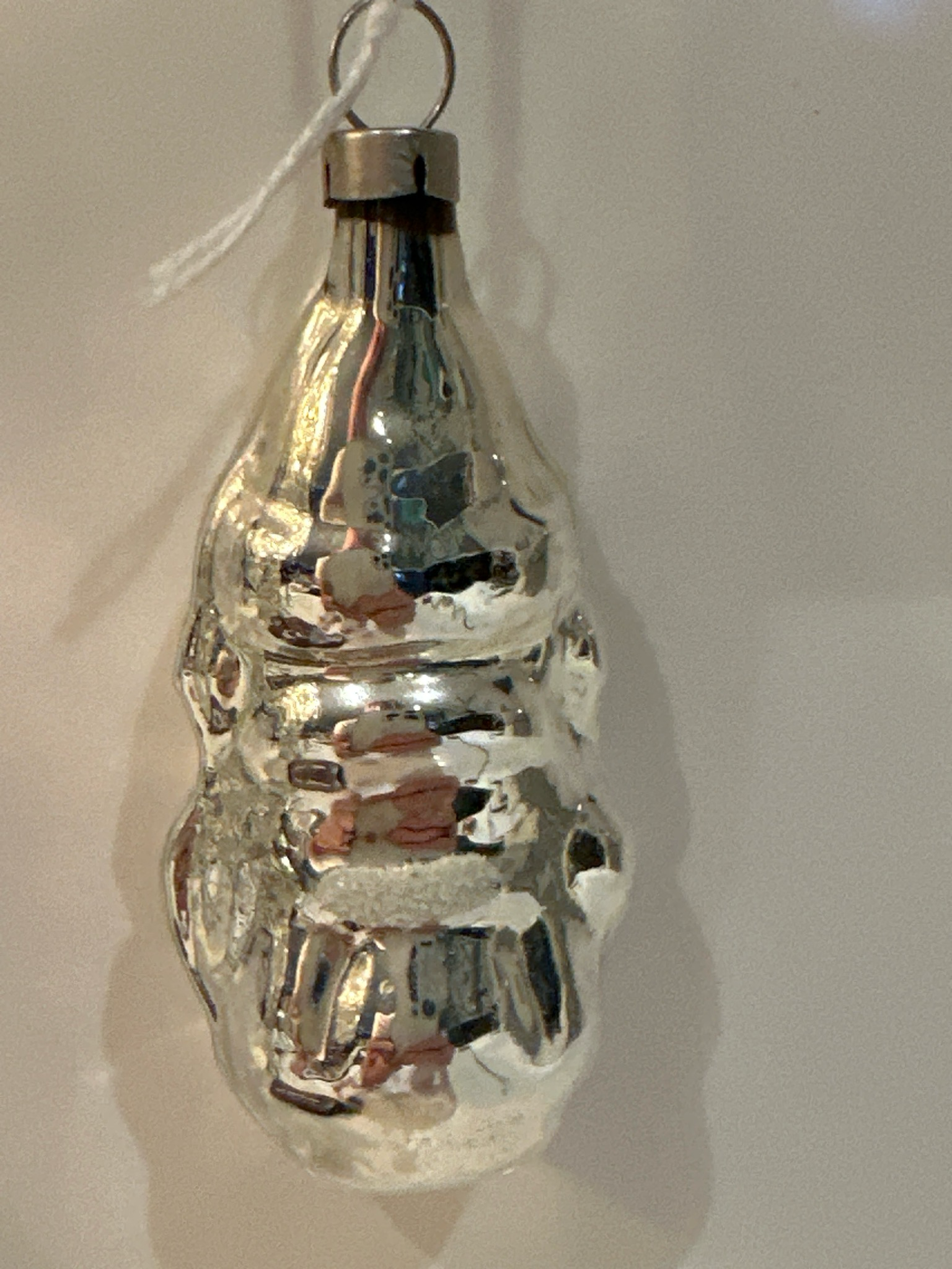 Kerstman zilver / jr 50 / 8 cm