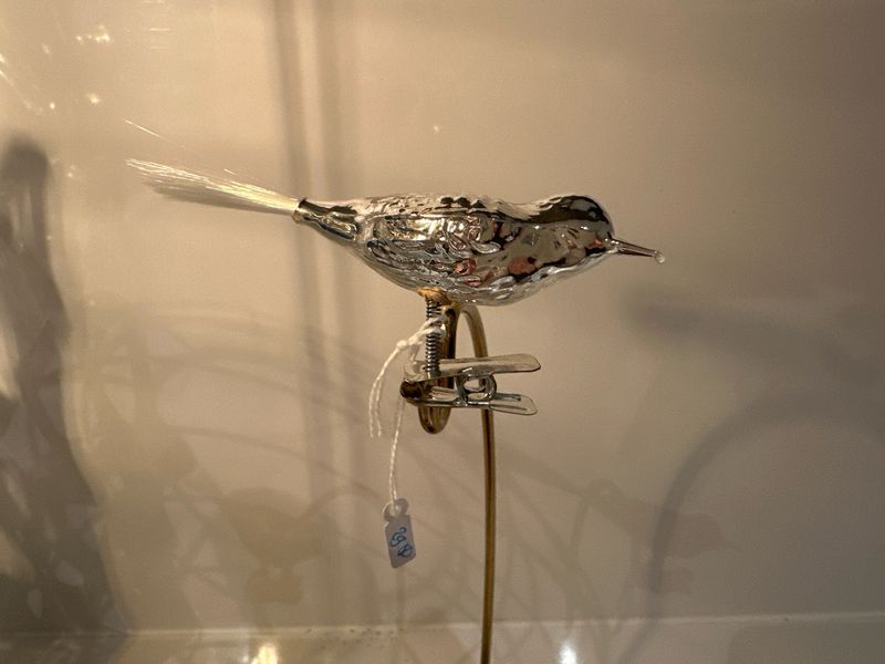 Vogel zilver / jr 60 / 4 cm