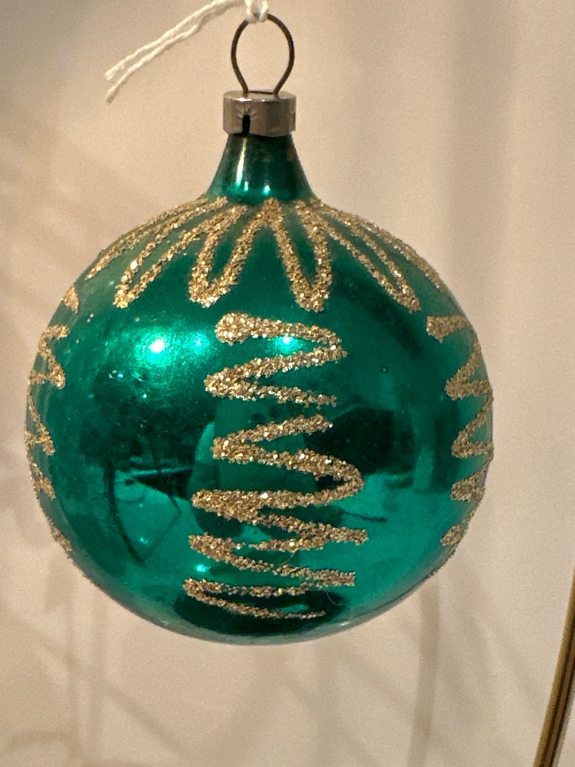 Bal groen gestreept / jr 50 / 7 cm