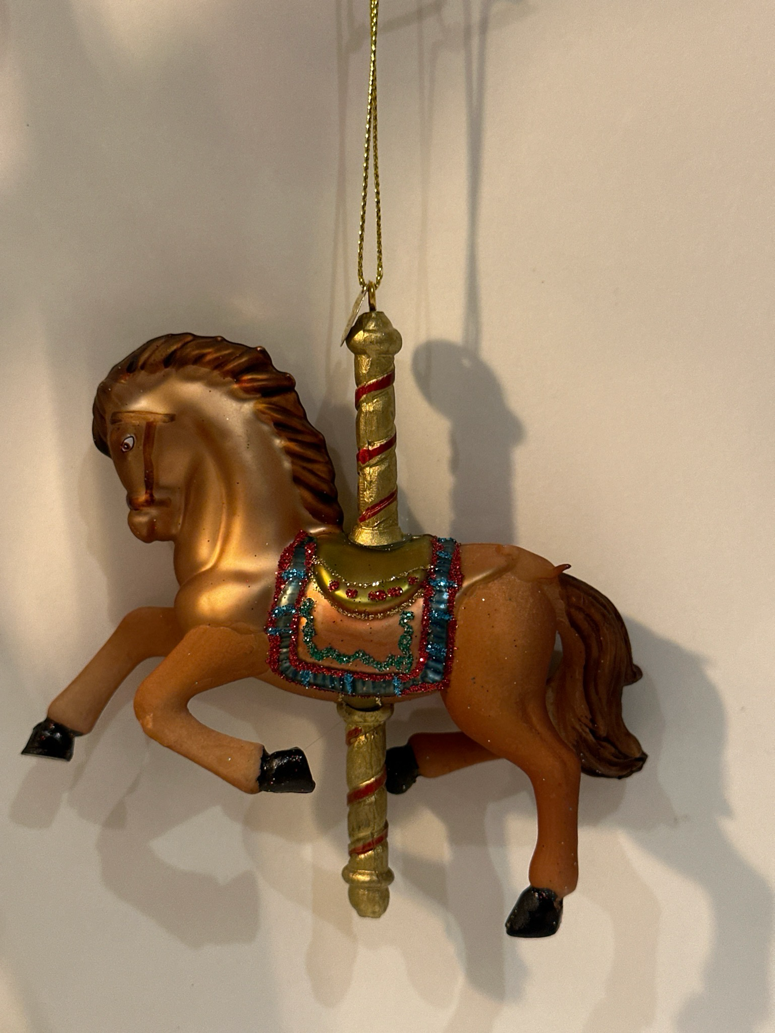 Paard carrousel / 11 cm