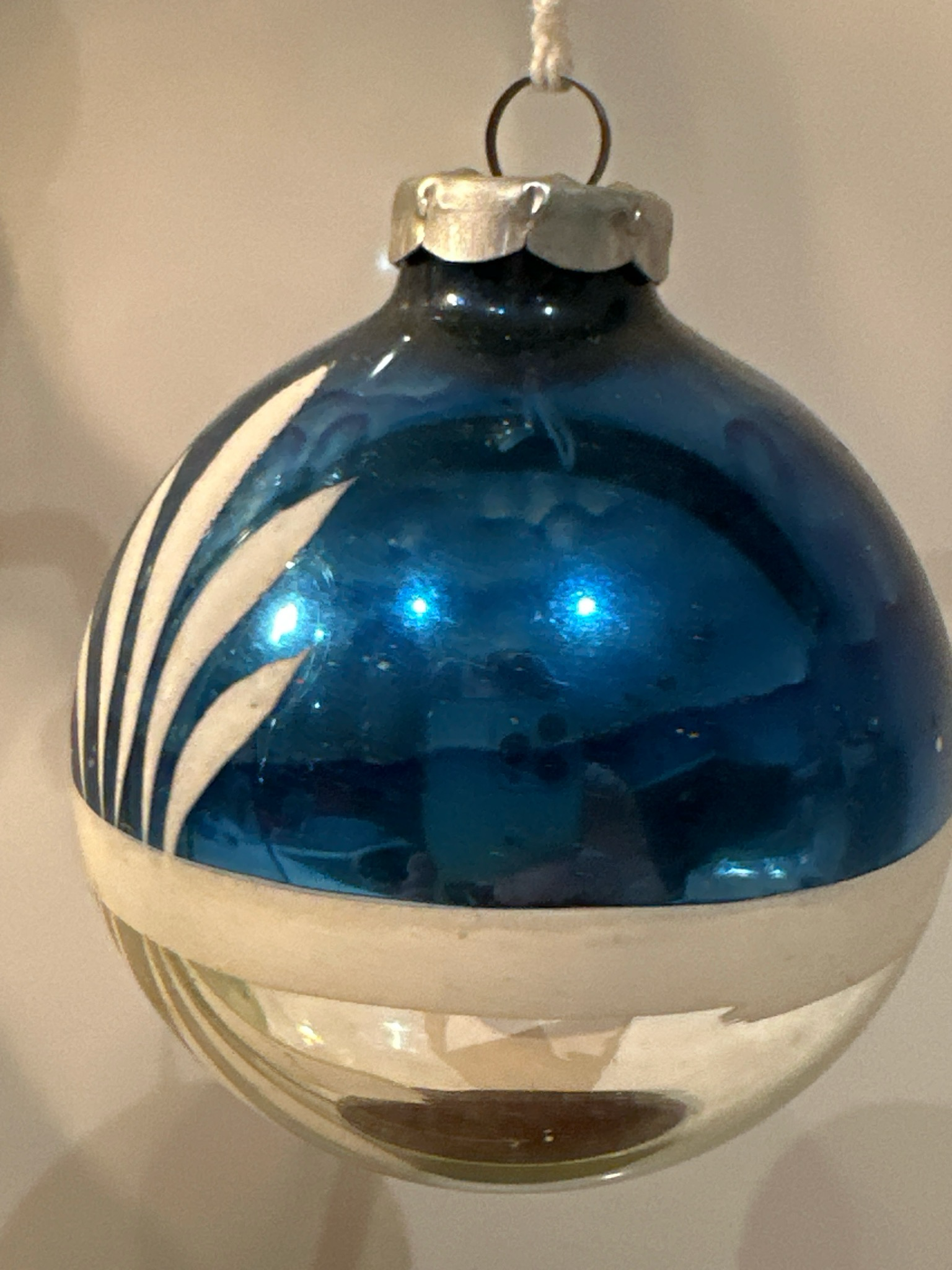 Bal blauw bloem / jr 50