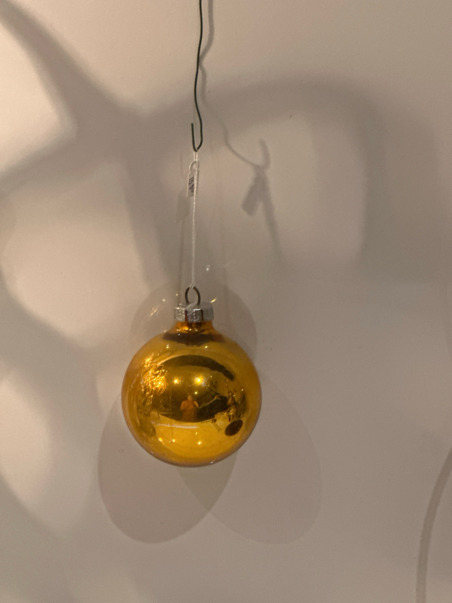 Gouden bloem / jr 60 / 9 cm