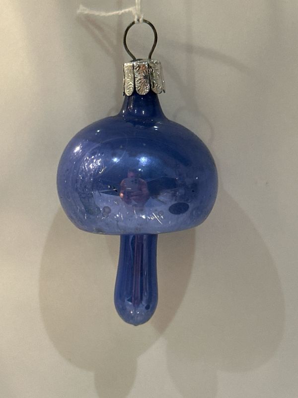 Paddestoel blauw / jr 70 / 8 cm