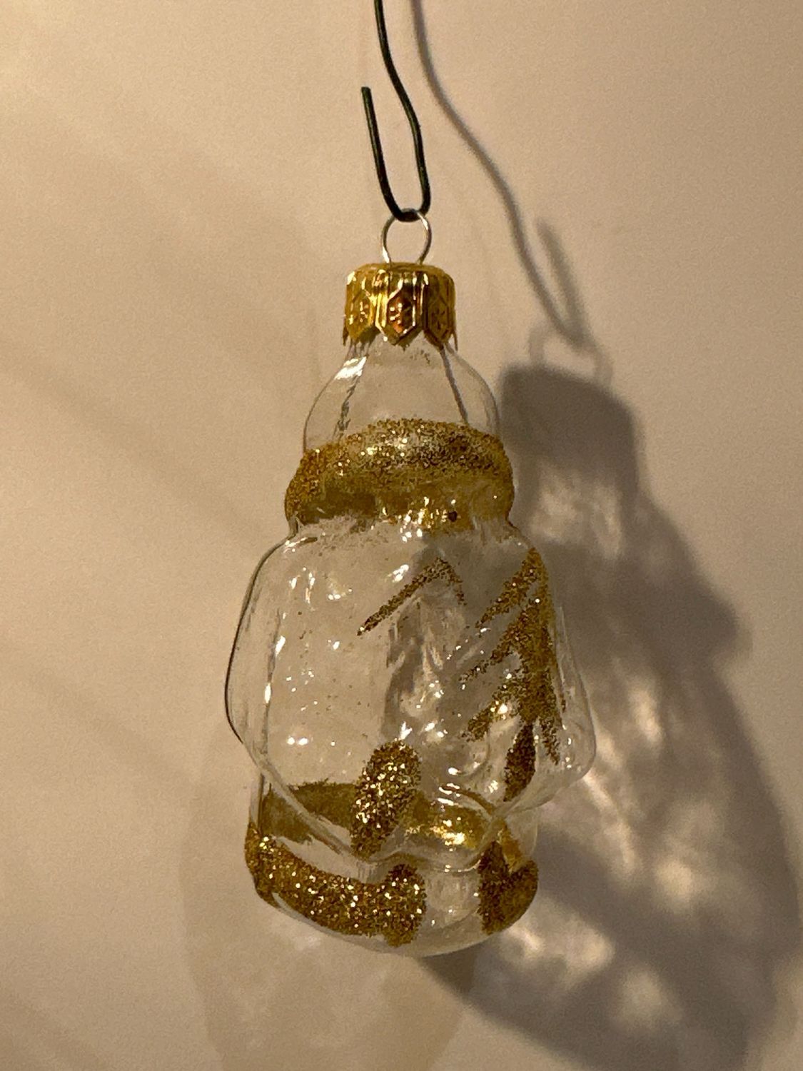 Kerstman transparant / jr 60 / 8 cm