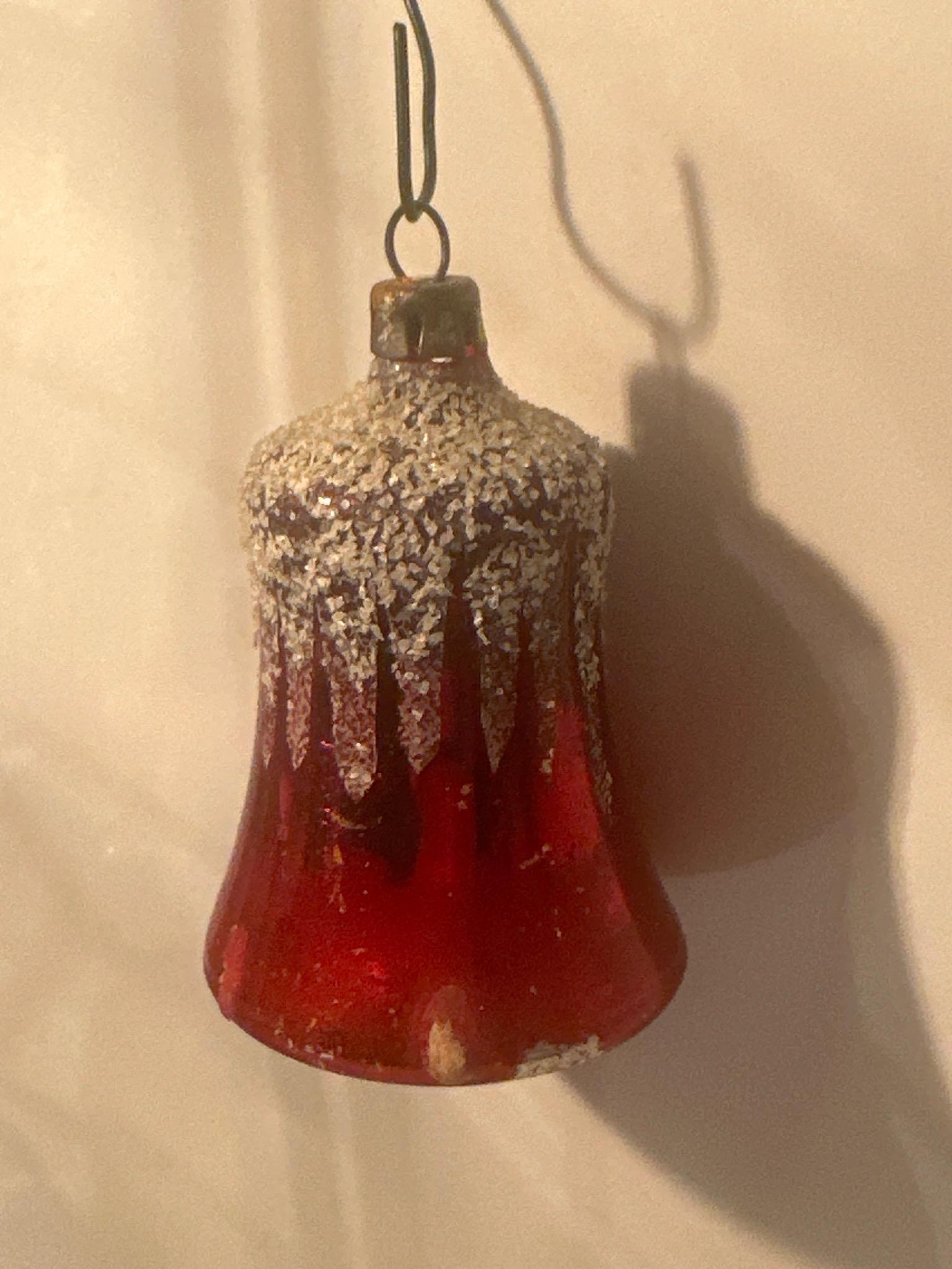 Klokje rood gesuikerd / jr 20 / 7 cm