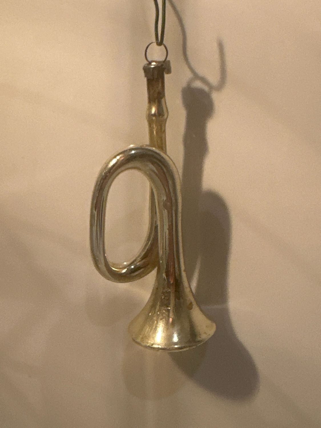 Trompet zilver / jr 40 / 9 cm