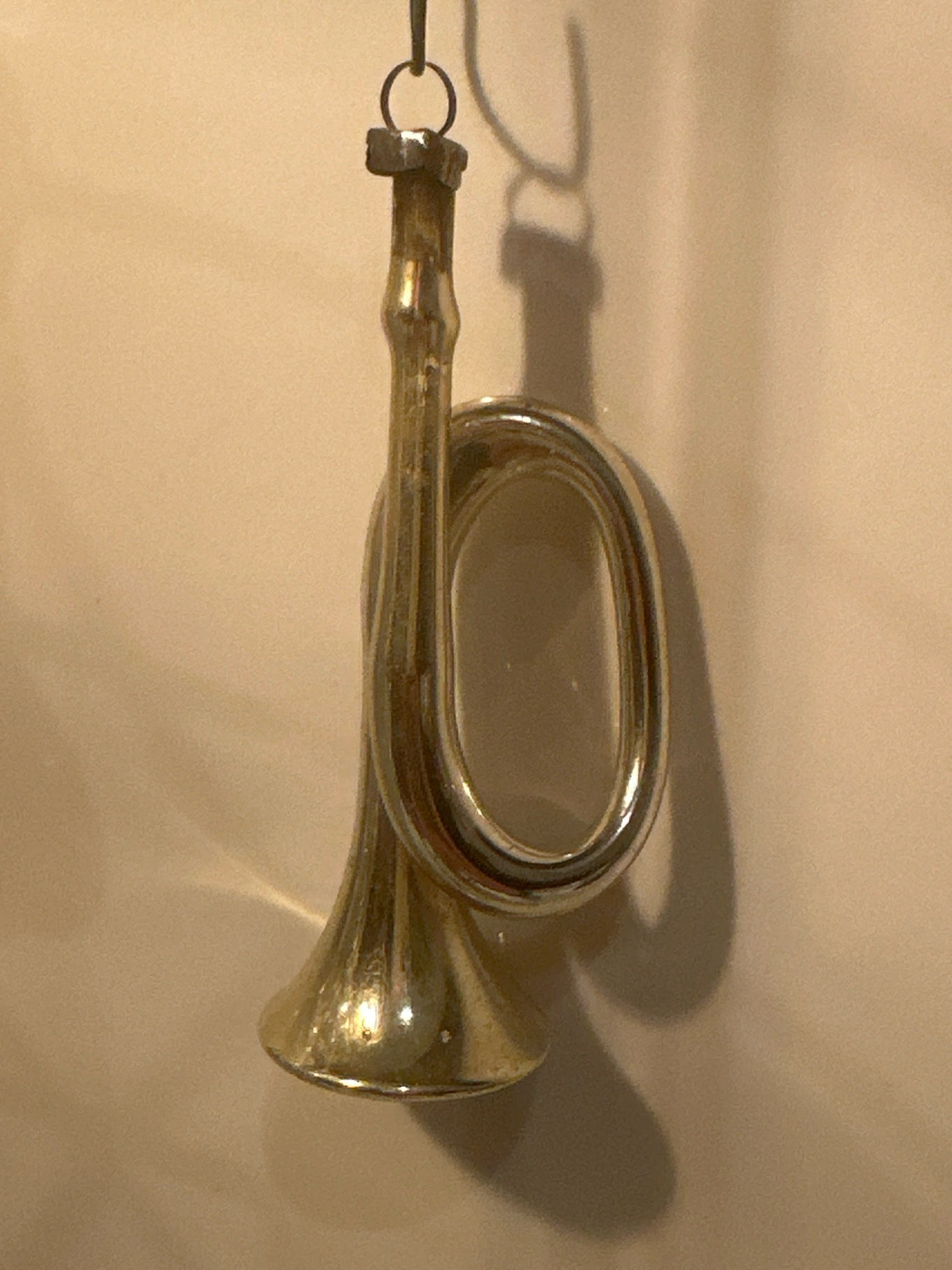 Trompet zilver / jr 40 / 9 cm