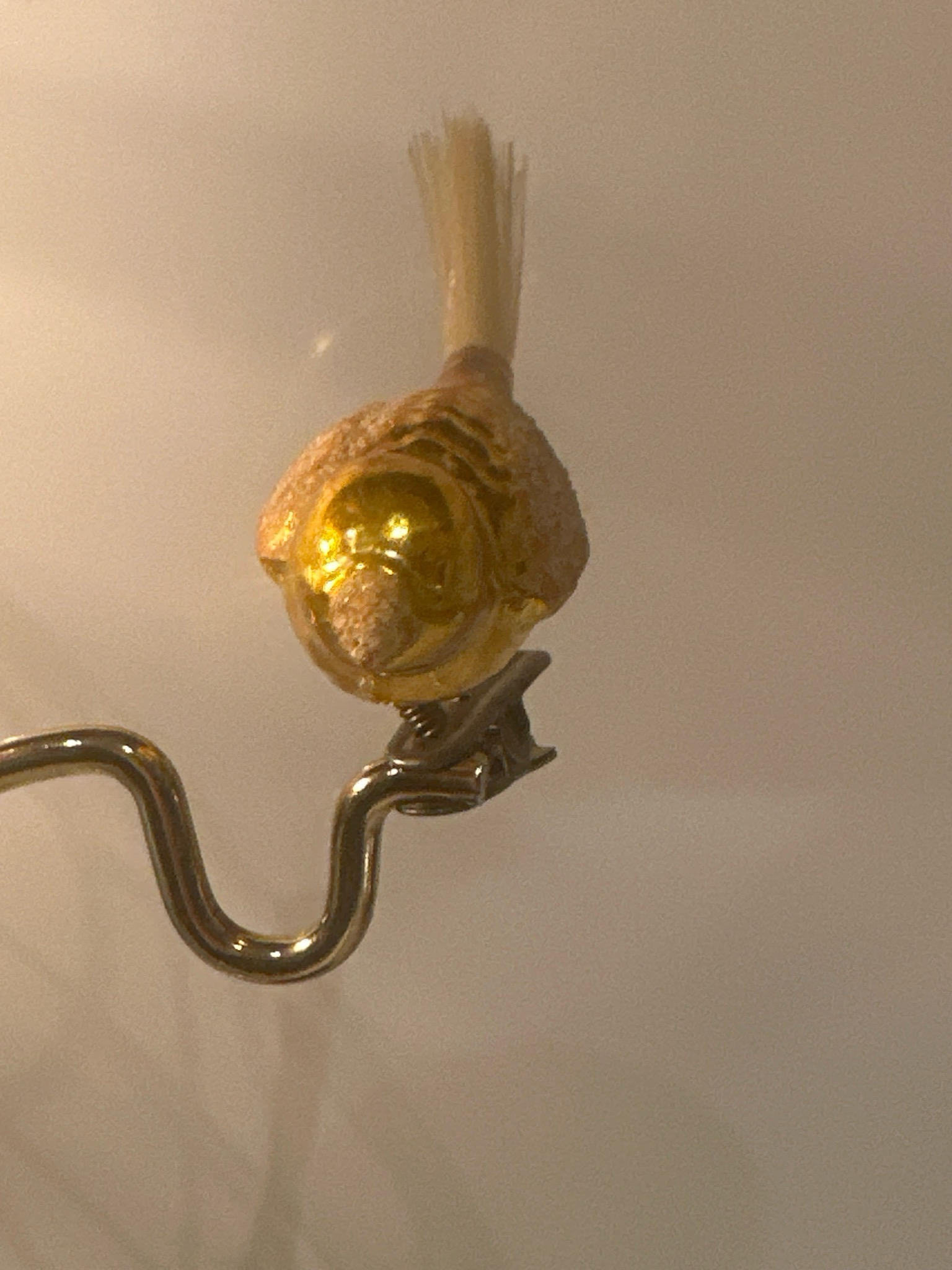 Vogel goud / jr 20, 40 / 11 cm