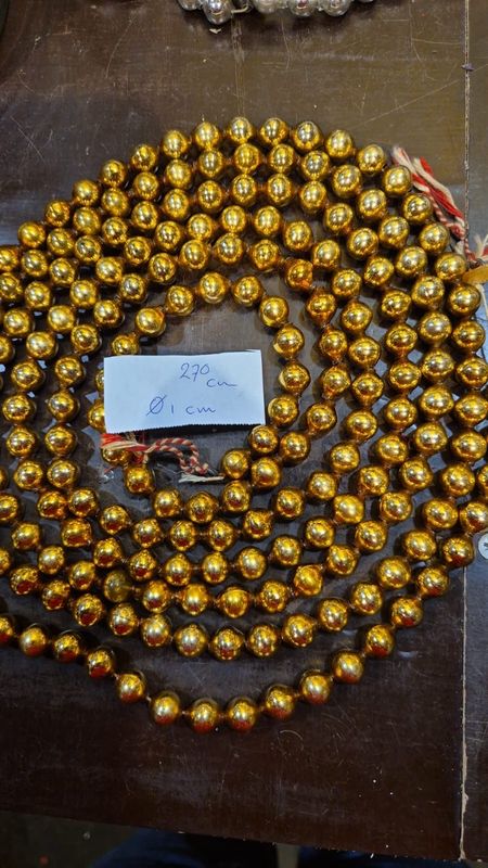 Glas ketting (9) / 270 cm / 1 cm glas
