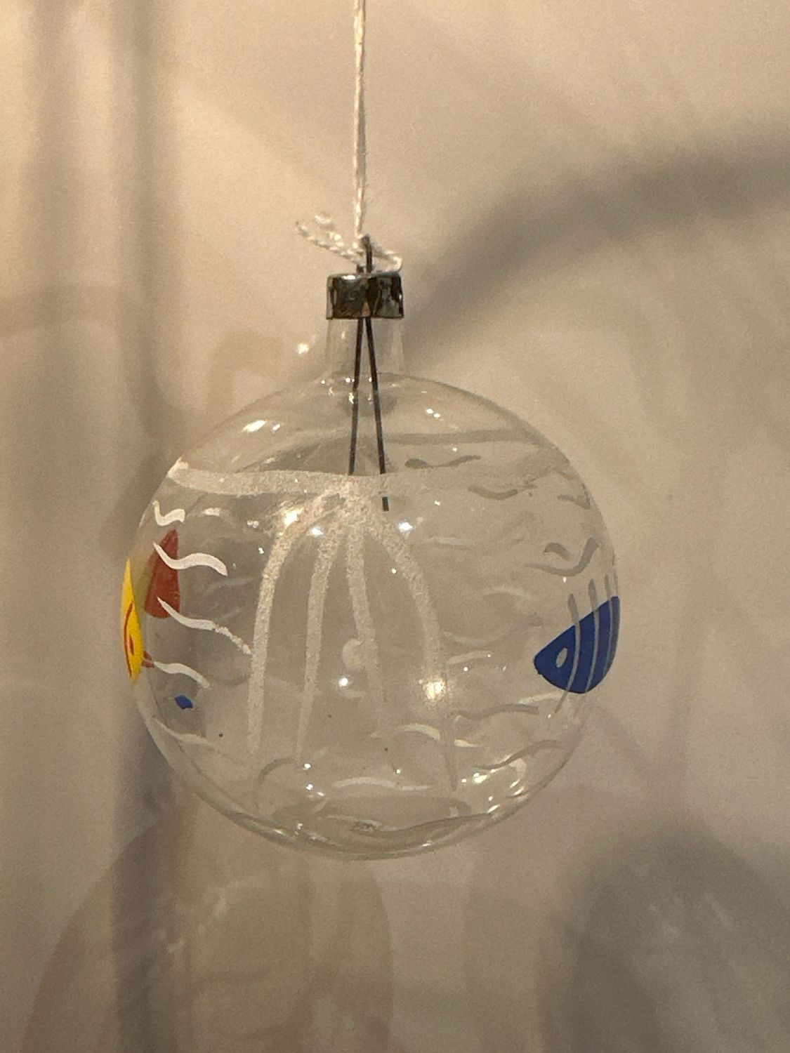 Transparante visbal / jr 60 / 8 cm