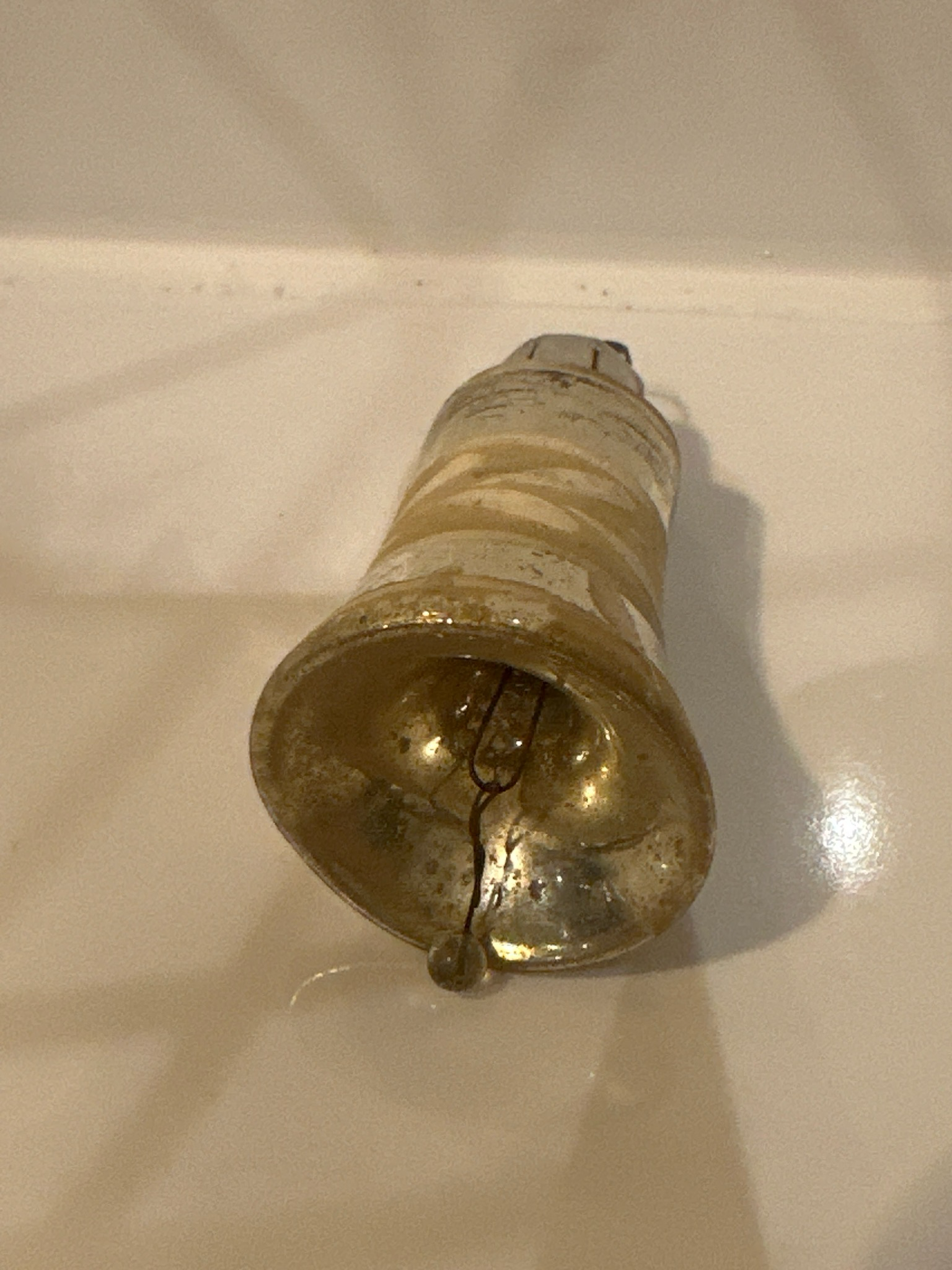 Klokje goud, zilver / jr 50 / 6 cm