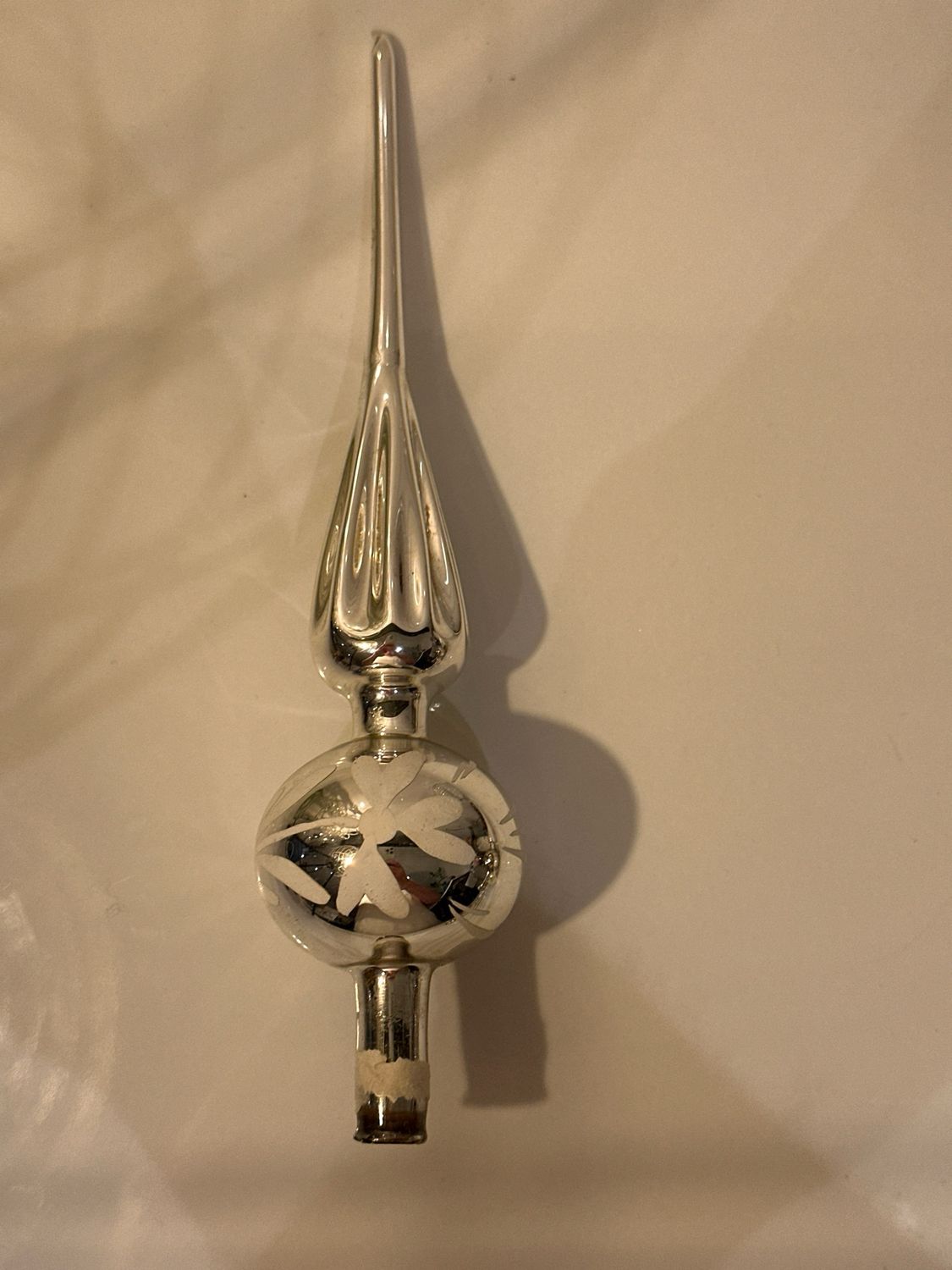 Piek gedraaid met bloem / jr 30 /  21 cm