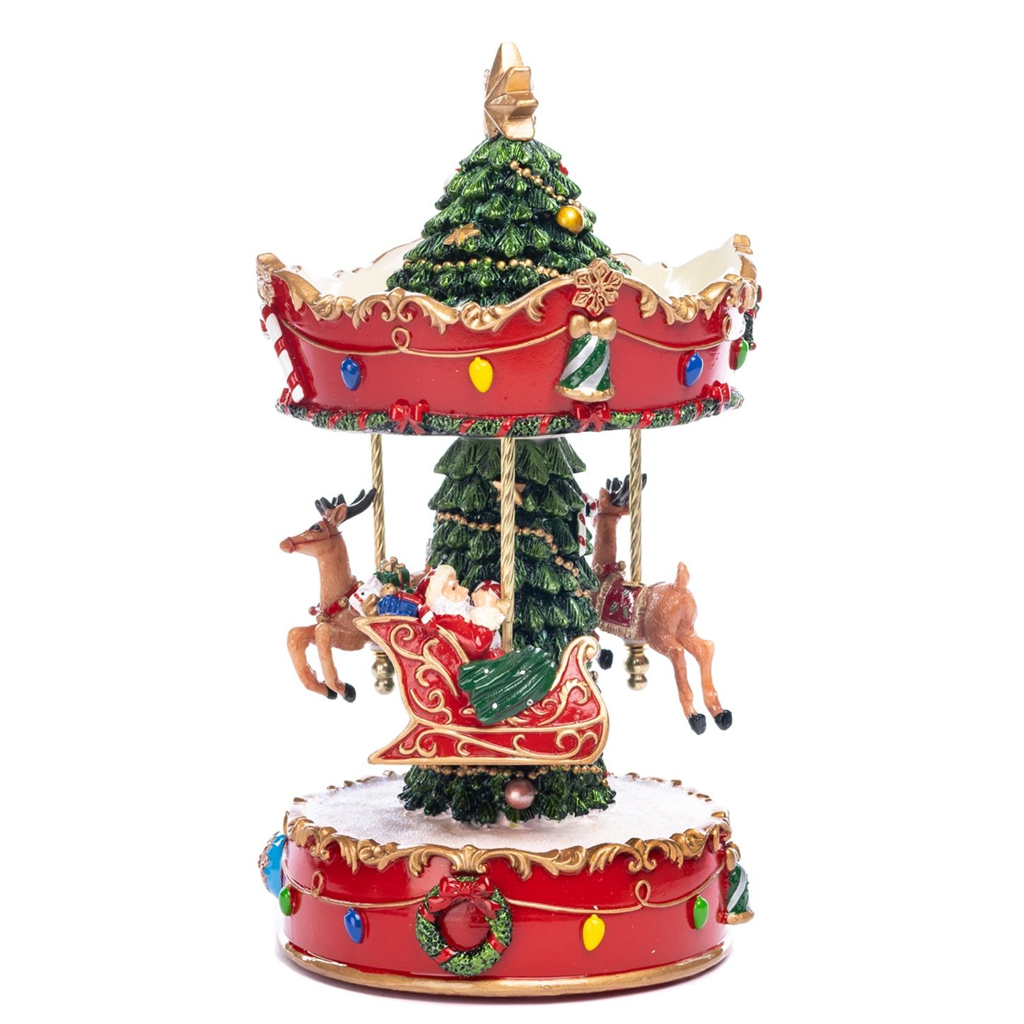 Kerstman boom carrousel