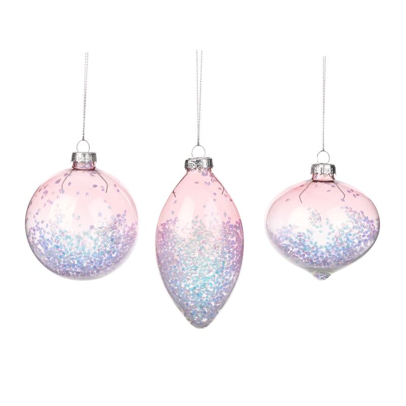 Glasbal spetterend roze