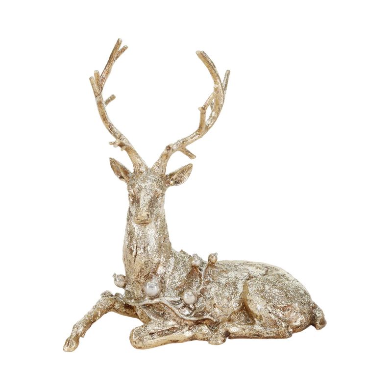 Liggend gouden hert