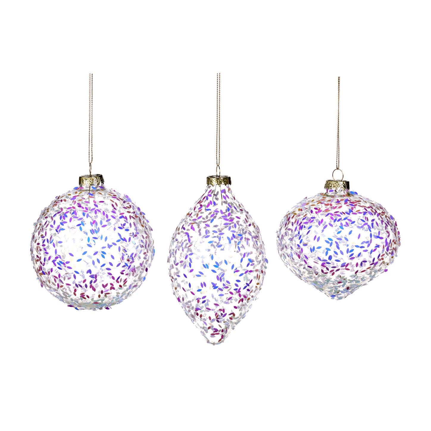 Multicolor juwelen glasbal