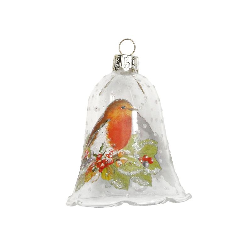 Klepel Roodborst glas