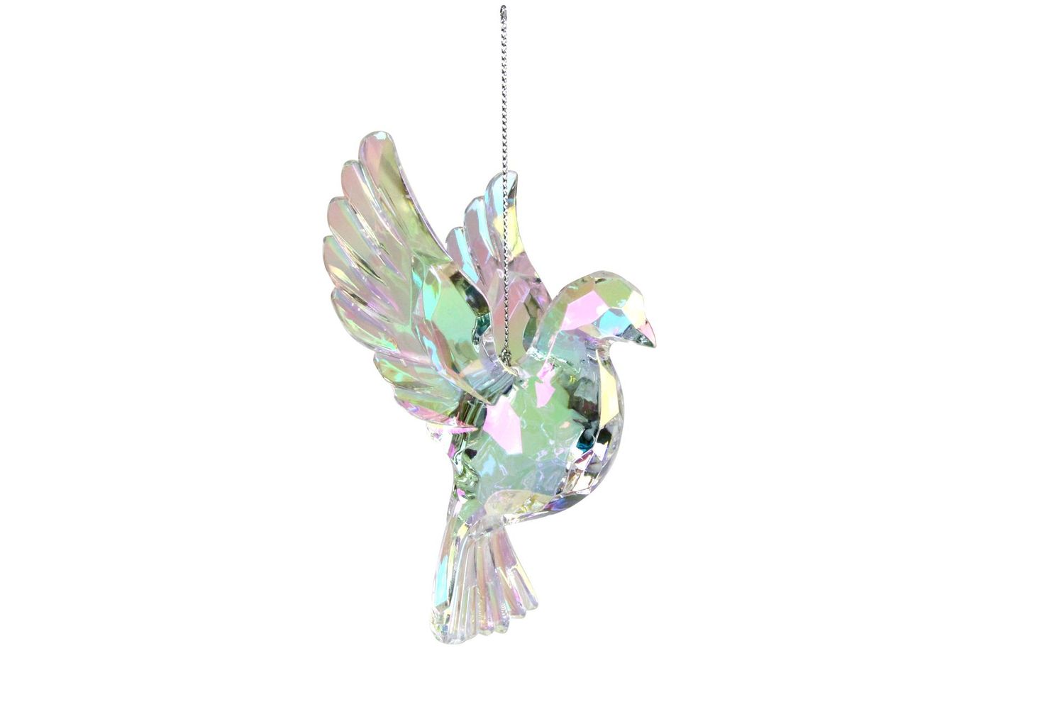 Rainbow Iridescent Flying Dove