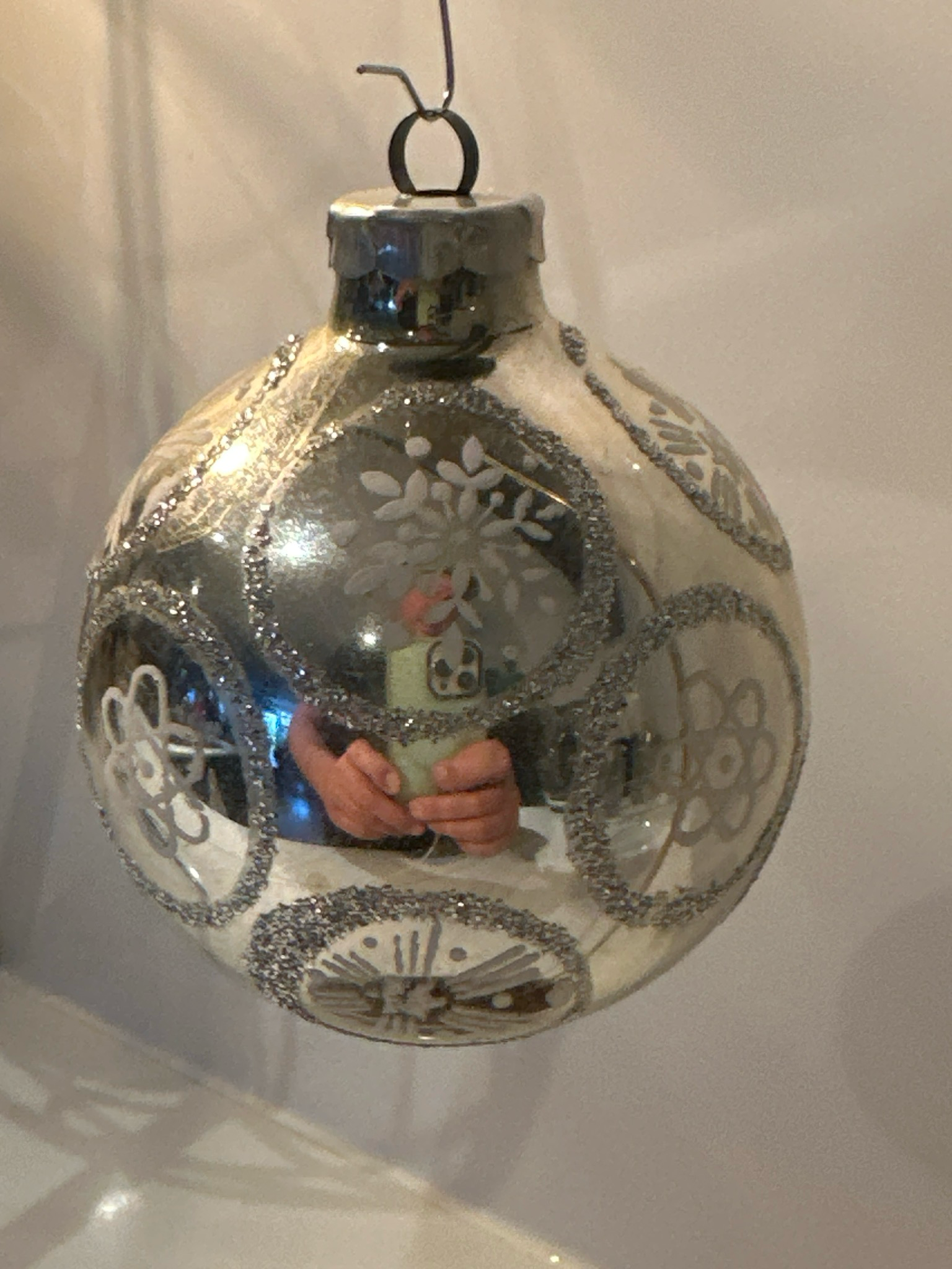 Vintage sneeuwvlokken / jr 60