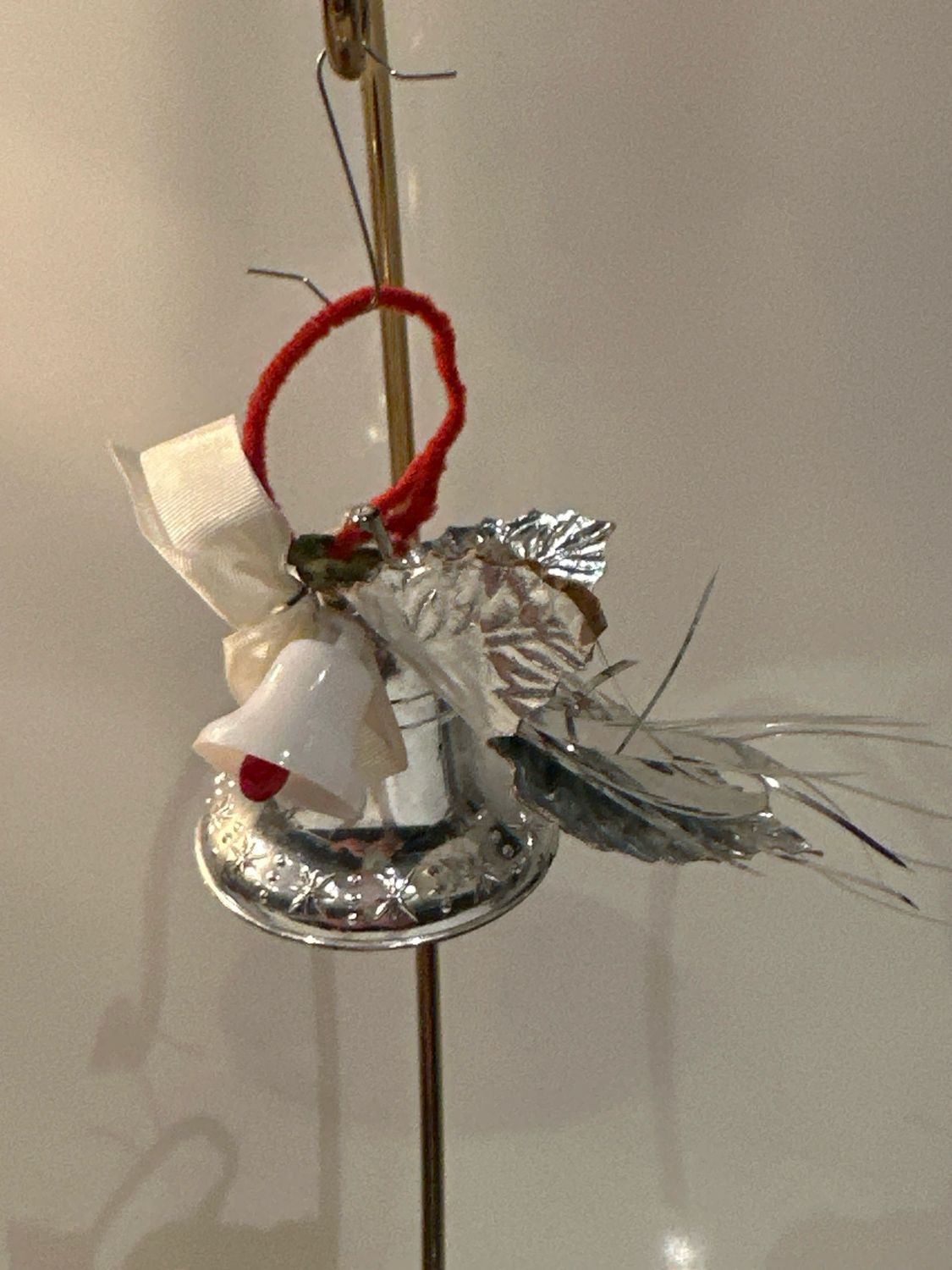 Zilver kerstklokje / jr 50 / 5 cm