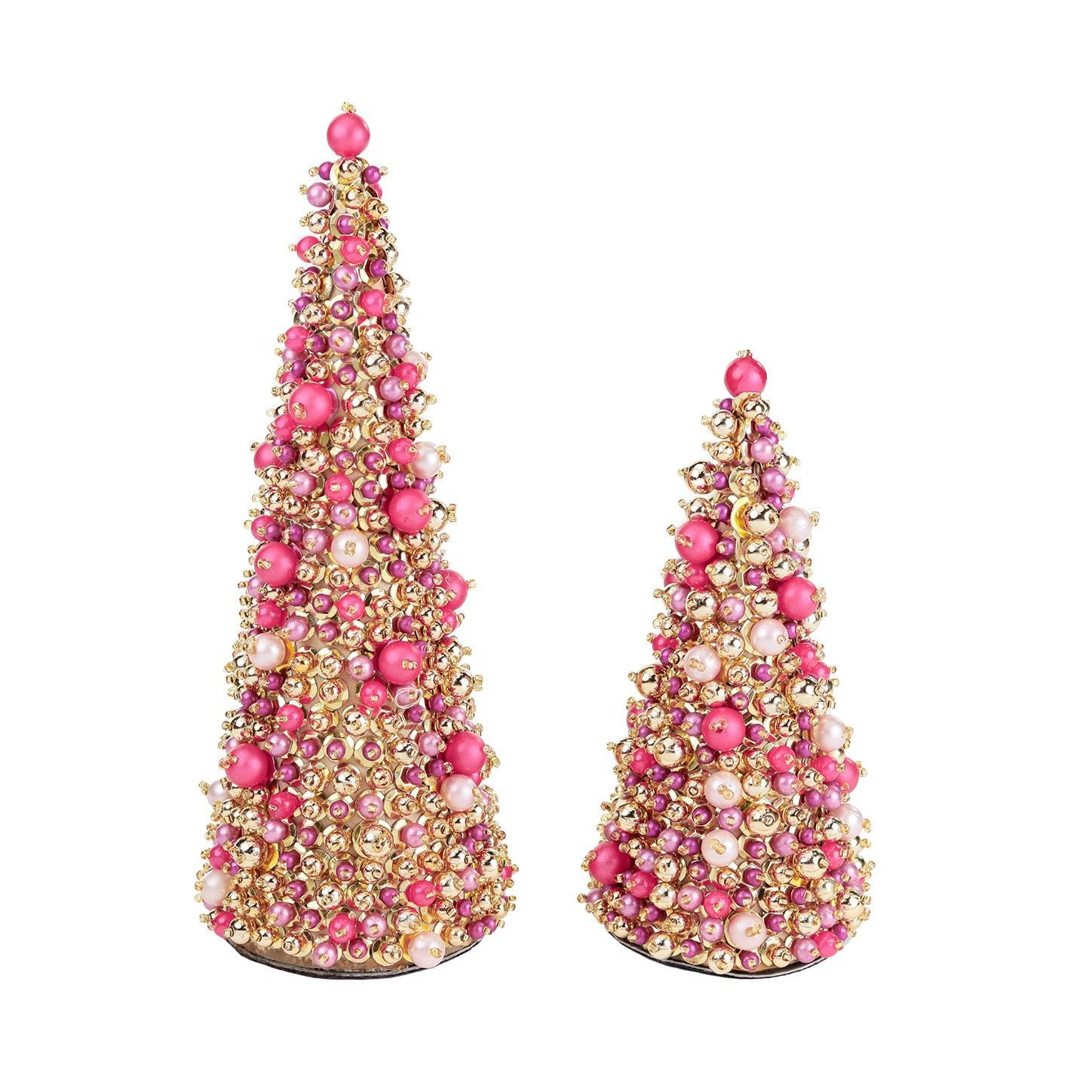 Gekleurde kralen kerstboom