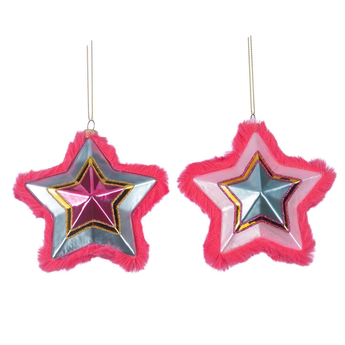 Pink stars