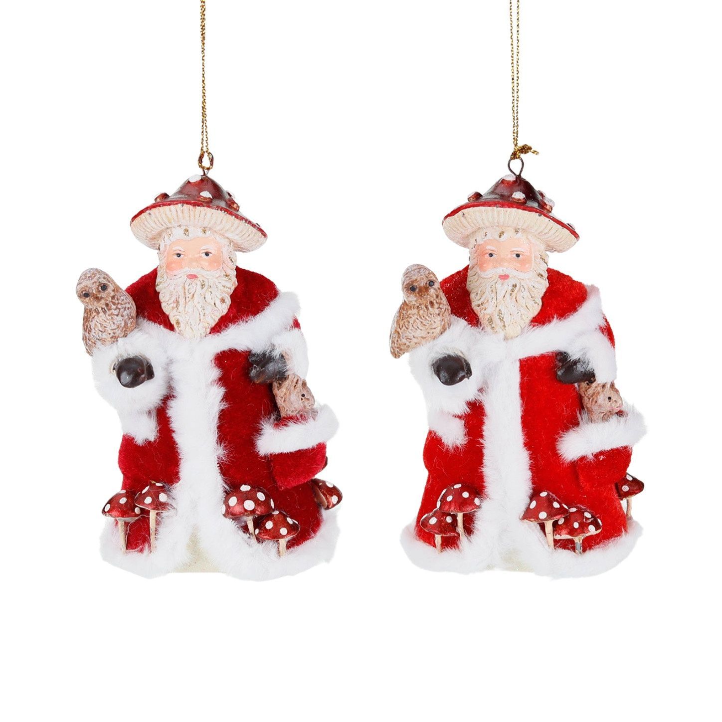 SNOW WHITE MUSHROOM SANTA