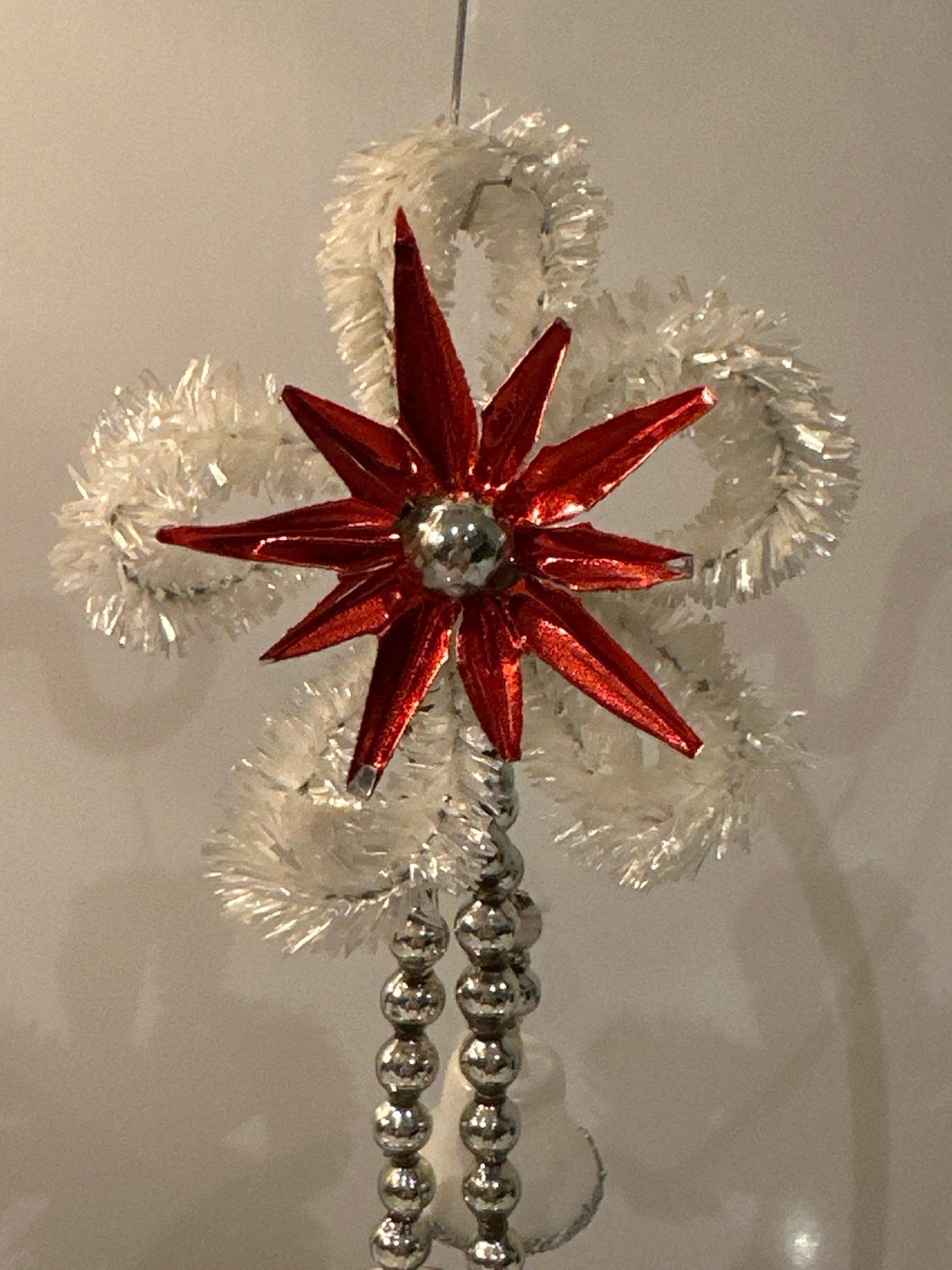 Kerstster met klokjes / jr 40 / 19 cm