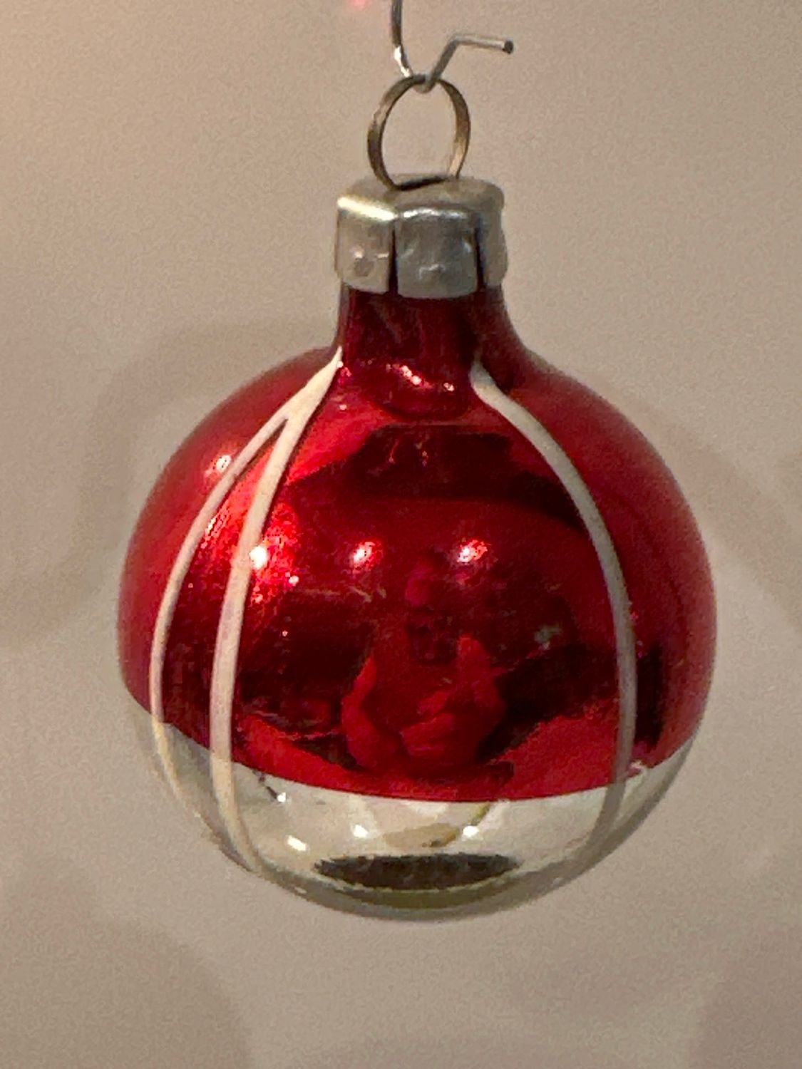 Rood met zilver / jr 60 / 5,5 cm