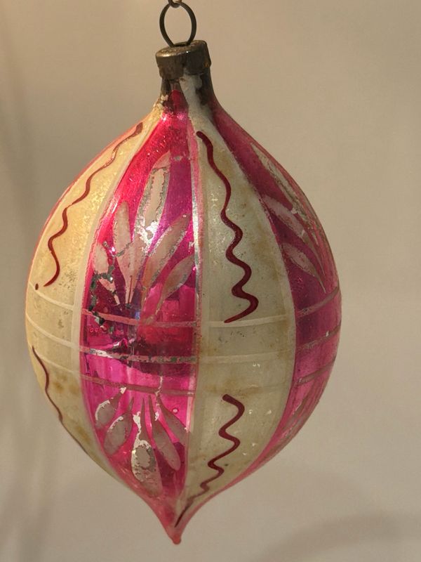 Roze / witte pegel / jr 50 / 11 cm