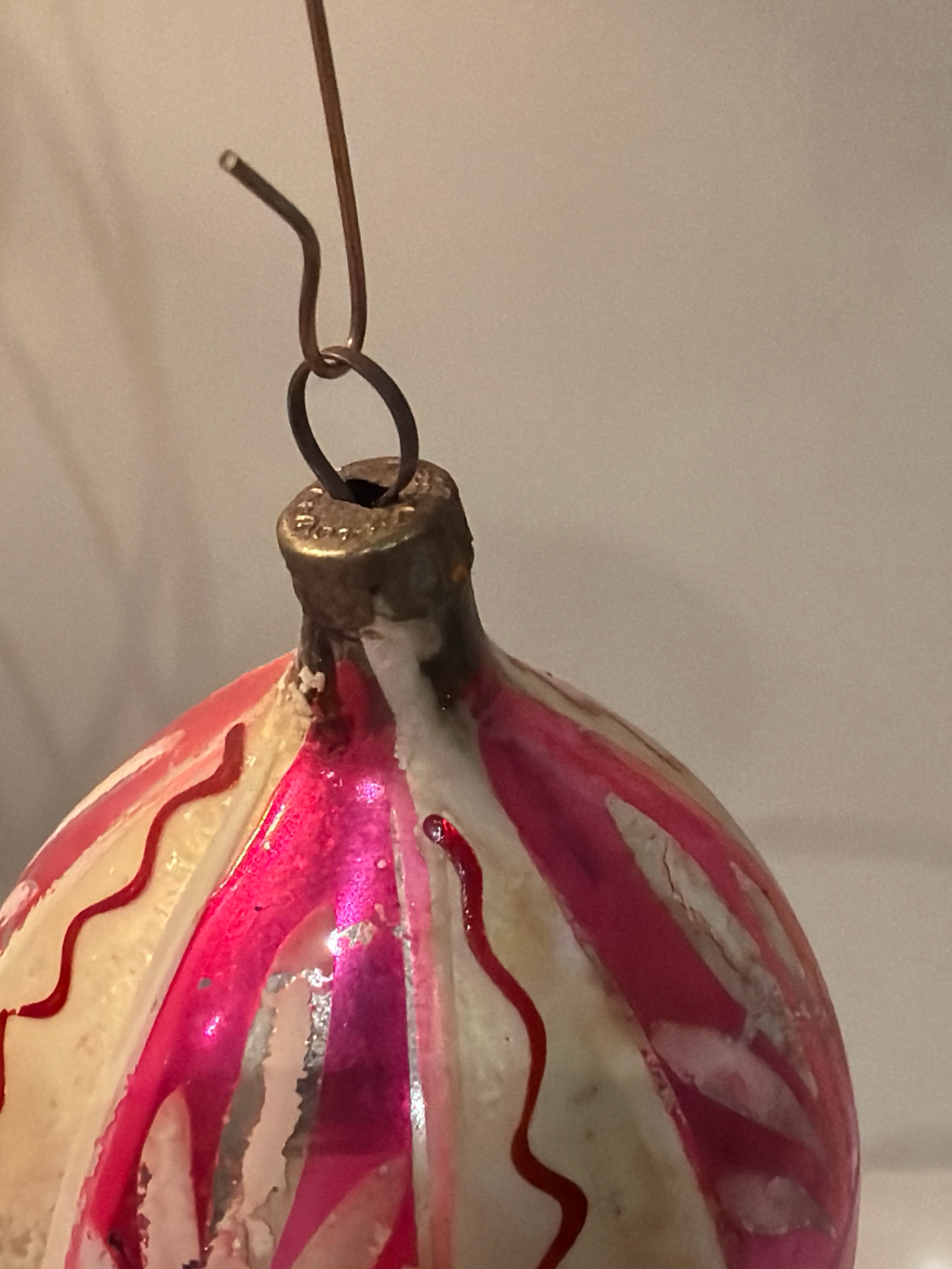 Roze / witte pegel / jr 50 / 11 cm