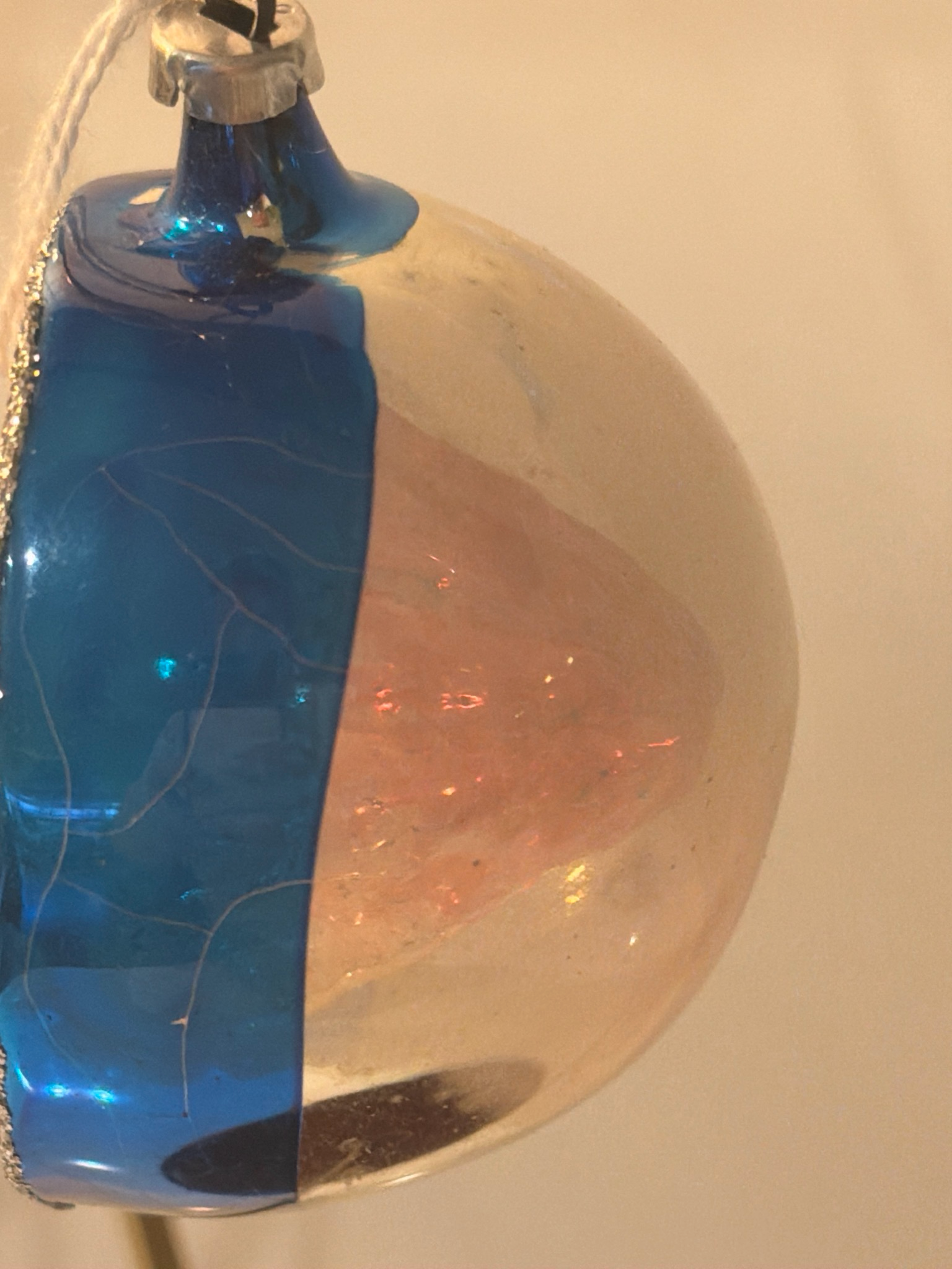 Deukbal blauwe rand / jr 50 / 8 cm