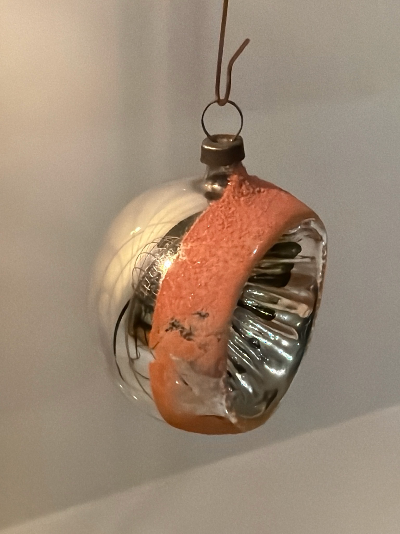 Deukbal poeder roze rand / jr 40 / 7 cm