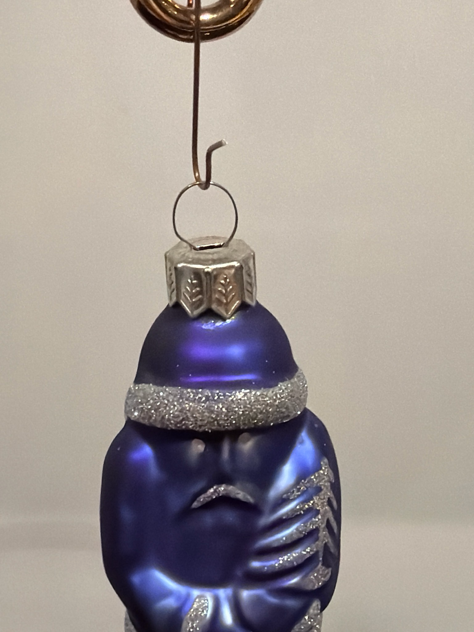 Blauwe kerstman / jr 70