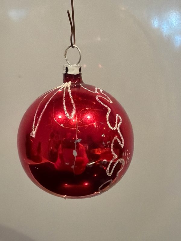 Glas bal rood / jr 60