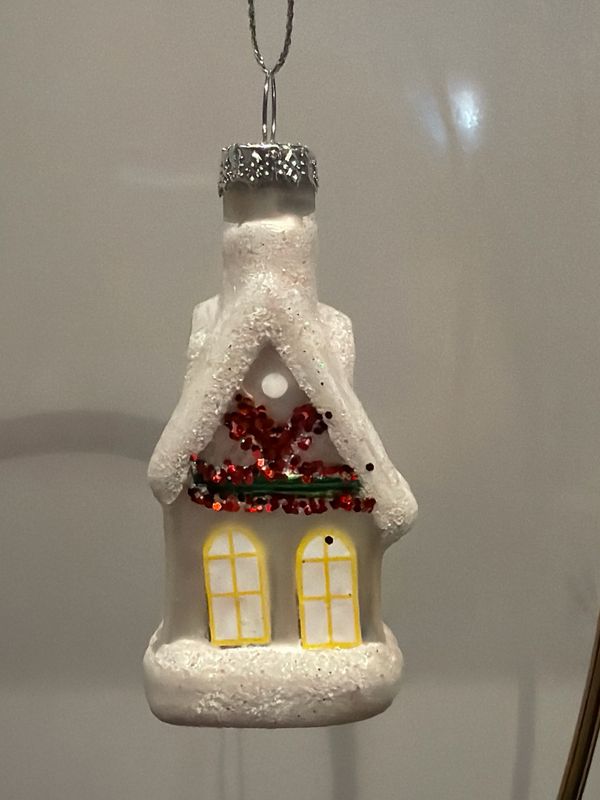 Huisje gesuikerd dak