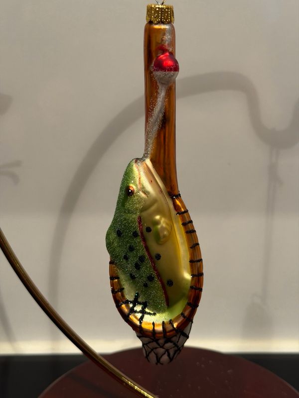 Zoetwatervis op bbq spies