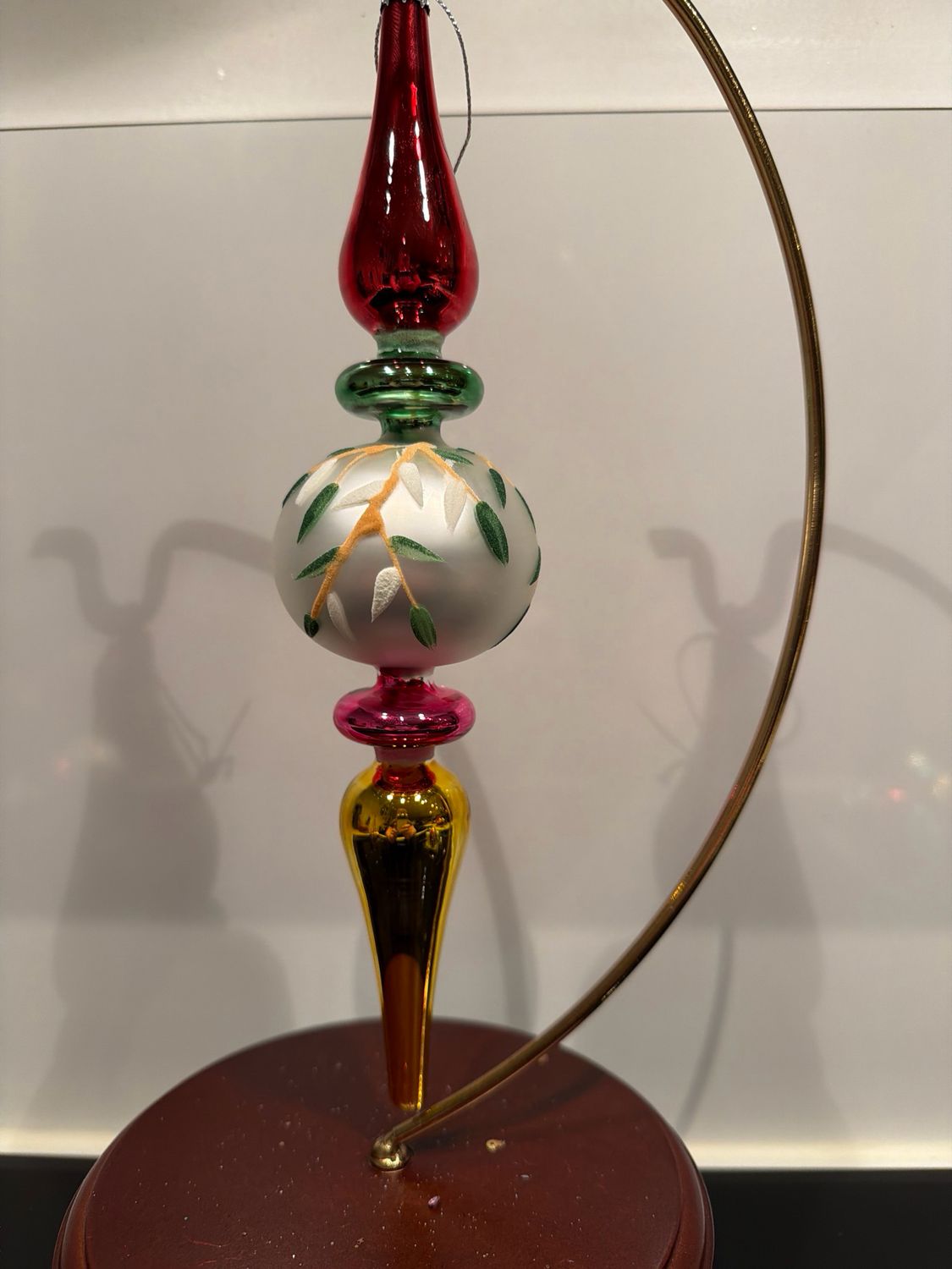 Pegel handbeschilderd blad