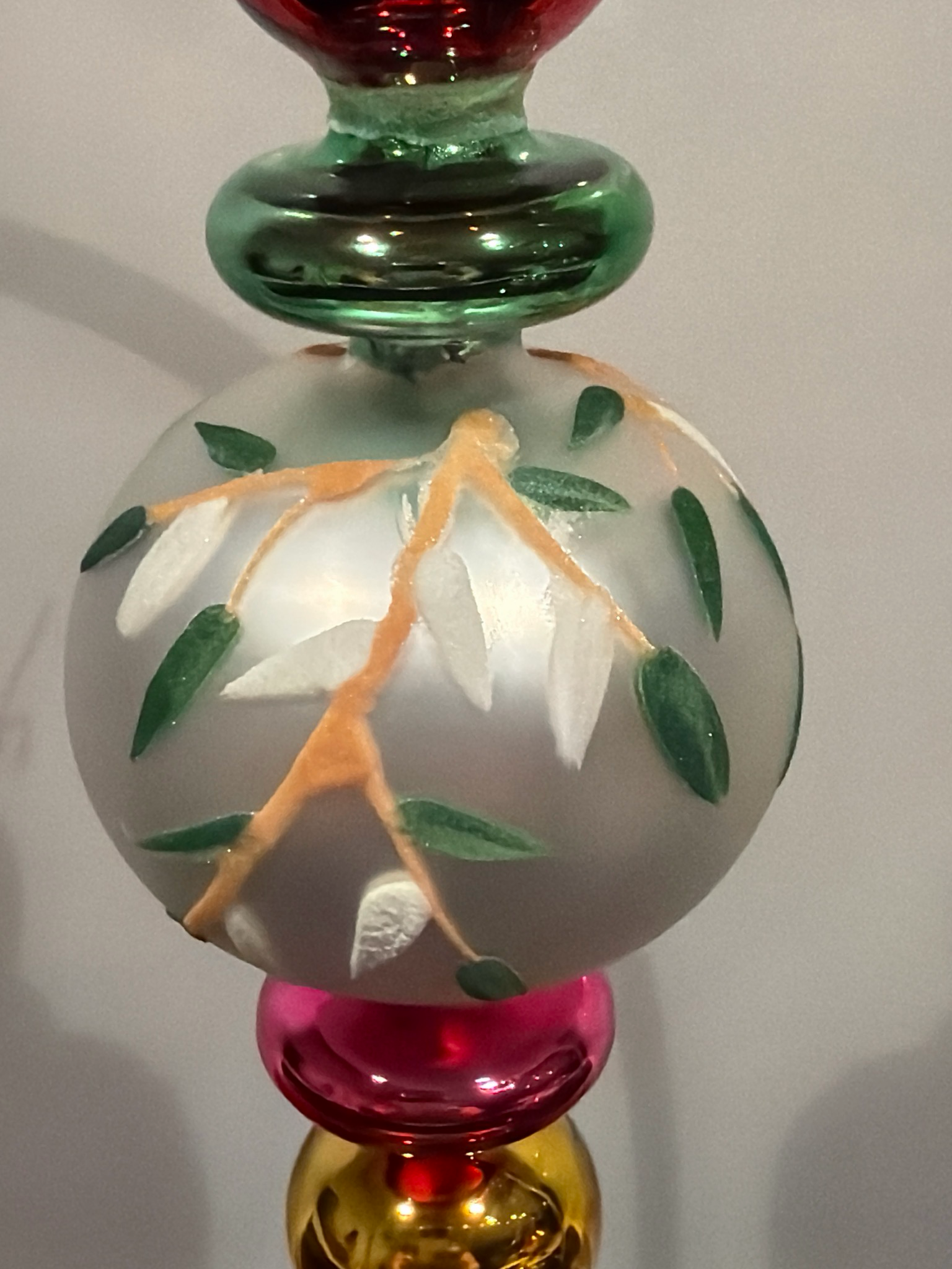 Pegel handbeschilderd blad