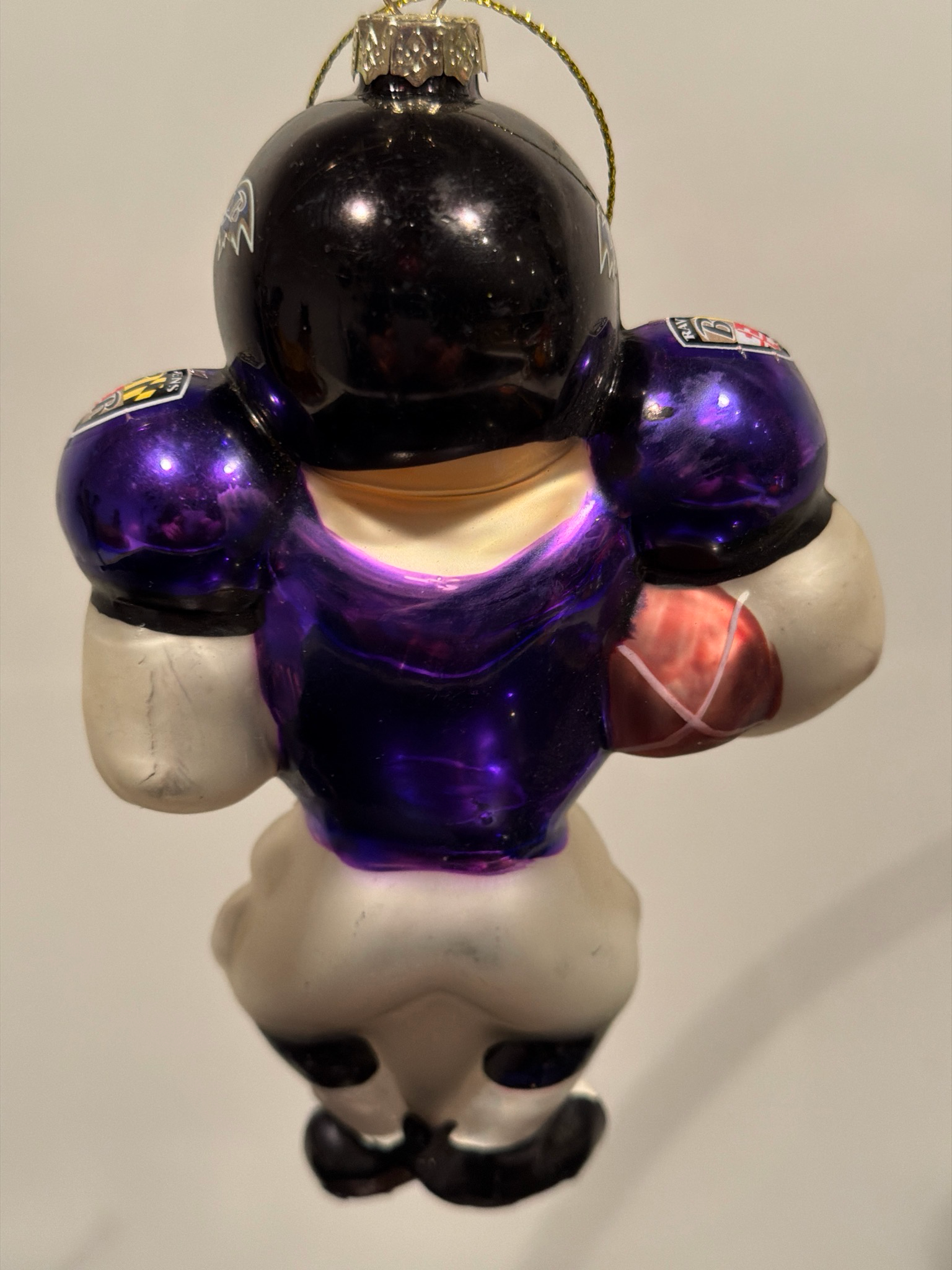 Rugby speler paars shirtje