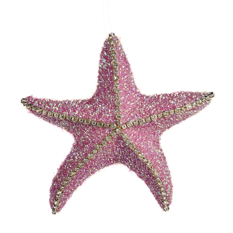 Zeester roze/goud / 18cm