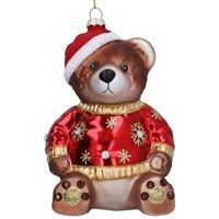 Christmas Knuffelbeer Glas
