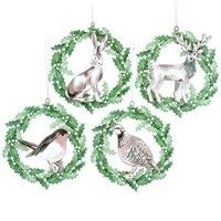 Houten dieren in krans