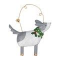 Hond met kerstsjaal
