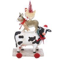 Gestapelde boerderijdieren