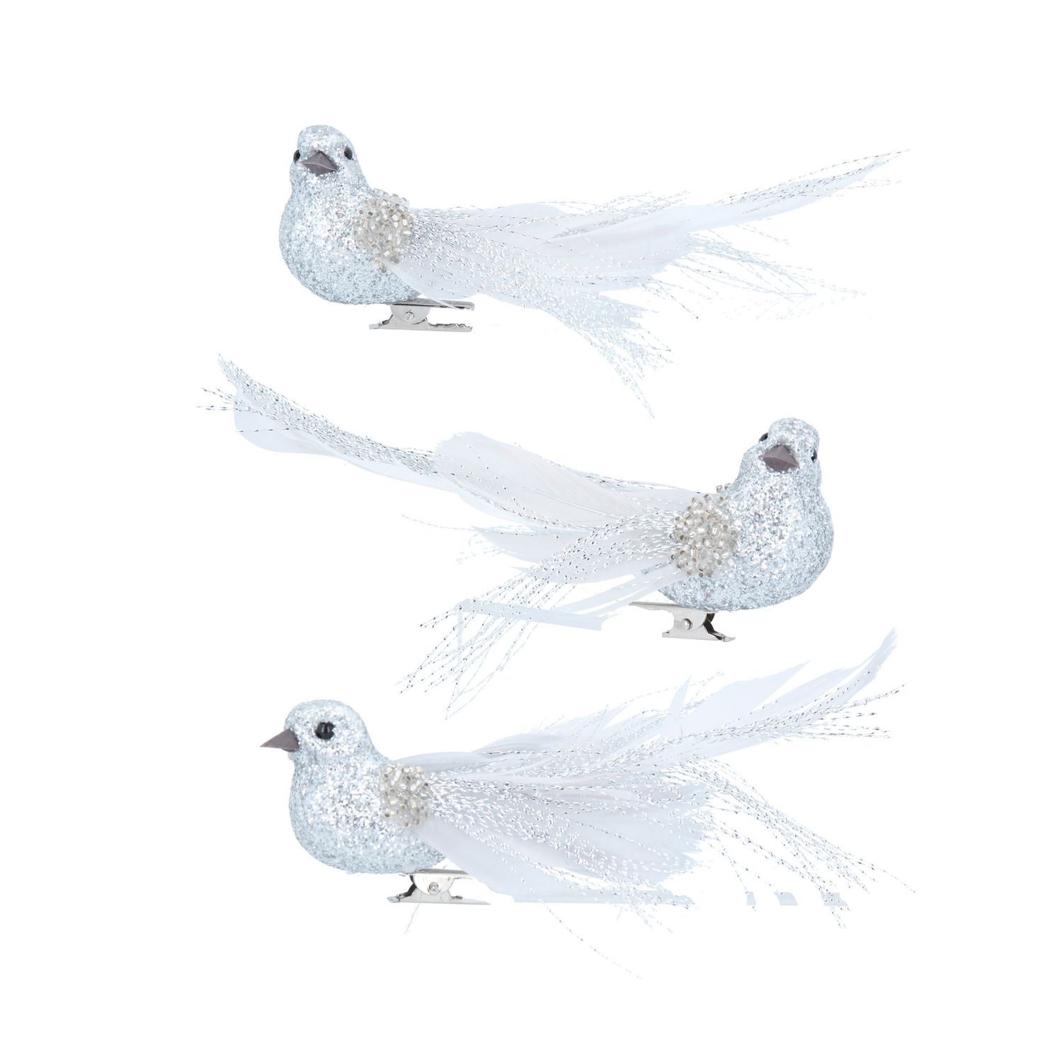 Glitter/veren vogel